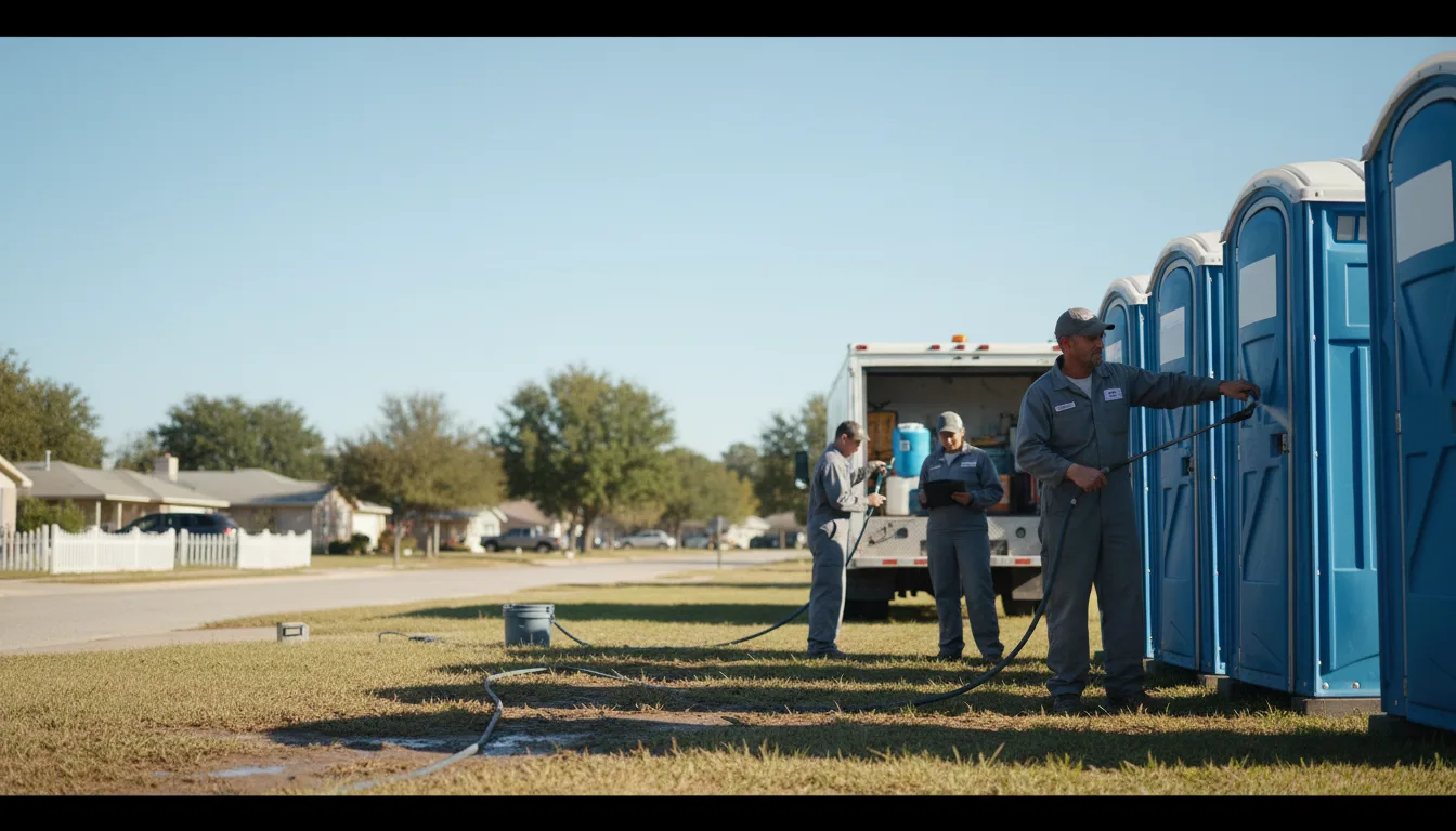 Long-Term Portable Toilet Rental in Cherry Fork, OH near me